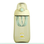Termos Copii Cu Husa, Pai si Cana, BeddyBear, Girafa, 580 ml, Verde