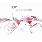 Termos Copii Cu Manere Si Pai, Unicorn, 380 ml, Roz