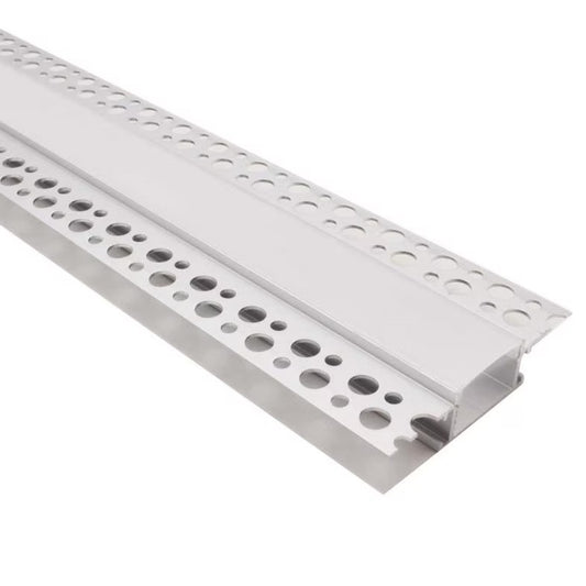 Profil LED Incastrat, Finisaj Glet, Lungime 2m, Latime 2.3 cm