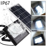 Proiector LED, Model ZS56-010, Rezistent La Apa IP65, Cu Panou Solar, 100W, Cu Telecomanda