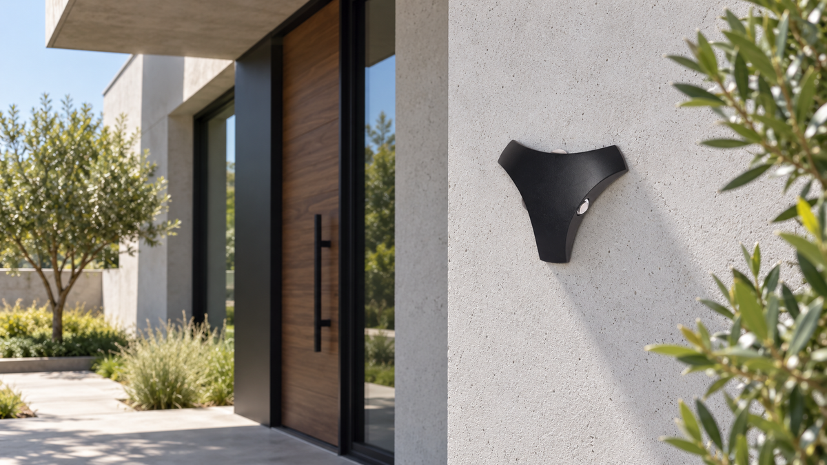 Aplica Exterior RFAN, Model L871, Material Aluminiu, IP65, Lumina Neutra, 6W, Negru