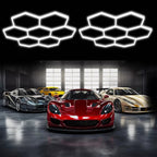 HoneyComb LED RFAN, 7 X Hexagon, Lumina Rece, 6500K, 240W