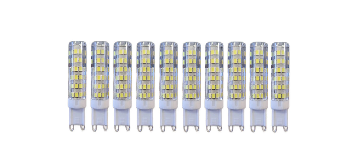Set 10 X Becuri LED RFAN, G9, Lumina Calda, 3000K, 12W