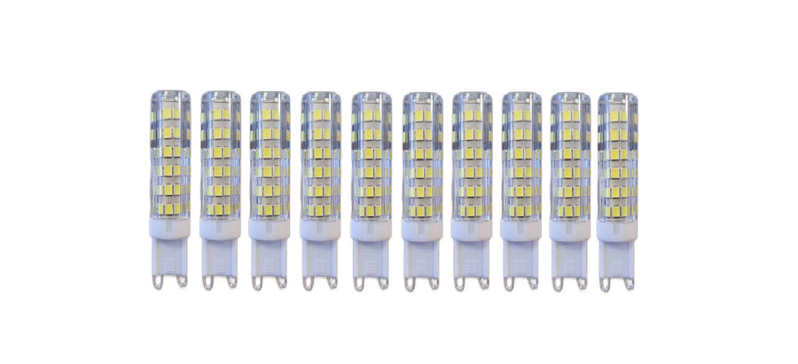 Set 10 X Becuri LED RFAN, G9, Lumina Calda, 3000K, 12W