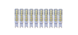 Set 10 x Becuri LED RFAN, G9, Lumina Neutra, 4000K, 9W