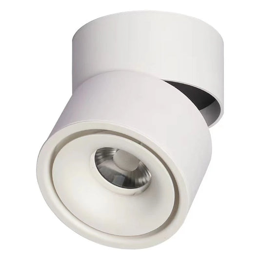 Spot LED RFAN, Model WL252502, Aplicat, Orientabil, Lumina Calda, 3000K, 12W, Alb