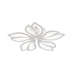 Lustra LED RFAN, Model K137-5, cu Telecomanda, 3 Tipuri de Lumina, Intensitate Reglabila, 61W, Alb