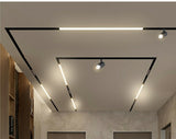 Proiector LED Sina Magnetica Incastrata, Lumina Calda, Reglabil, 7W, Negru