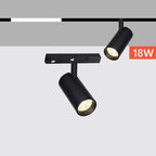 Proiector LED Sina Magnetica Incastrata, Lumina Calda, Reglabil, 18W, Negru