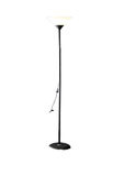 Lampadar Veioza, Model 8004, Fix, Otel/Plastic/Polietilenic, Negru, Inaltime 165 cm