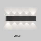 Aplica LED RFAN, Model C20990/600, 3 Tipuri De Lumina, 15W+14W, Negru