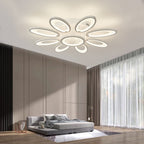 Lustra LED RFAN, Model M003/8+1, cu Telecomanda, 3 Tipuri de Lumina, Intensitate Reglabila, 200W, Alb