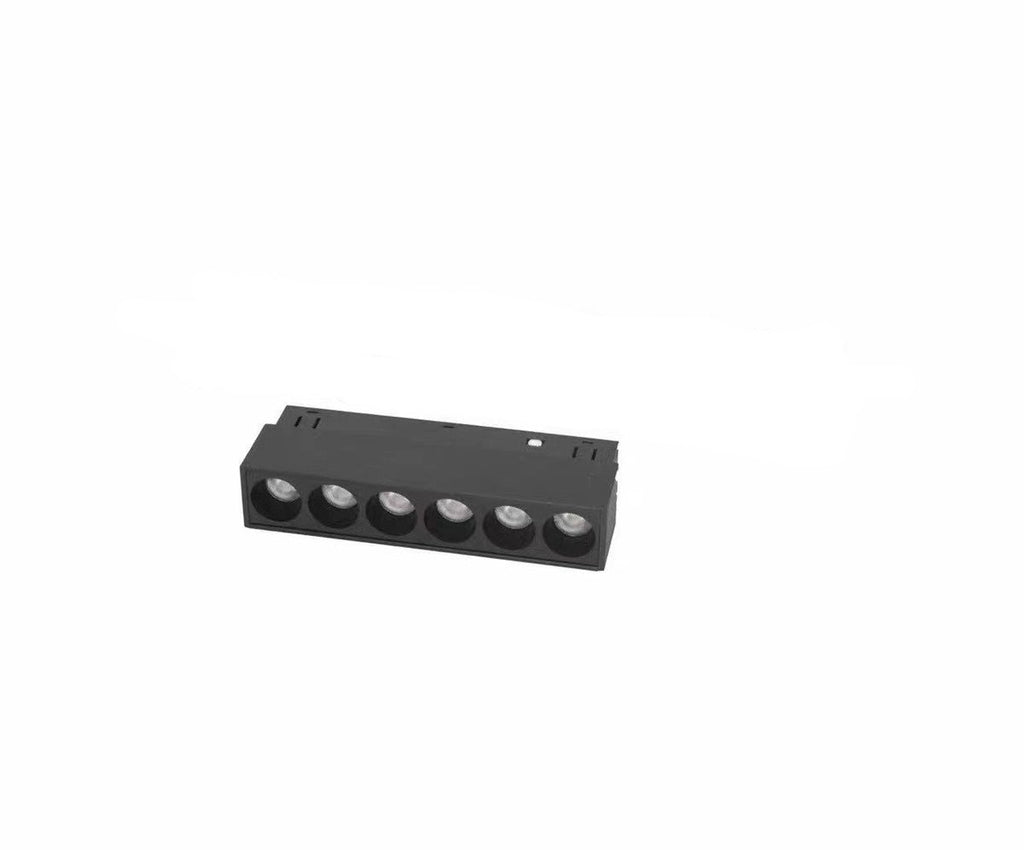 Proiector Grila LED Sina Magnetica Incastrata, Lumina Calda, 6W, Negru