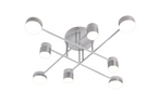 Lustra LED RFAN, Model R9031-8, Cu Telecomanda, 3 Tipuri De Lumina, Intensitate Reglabila, 96W, Alb