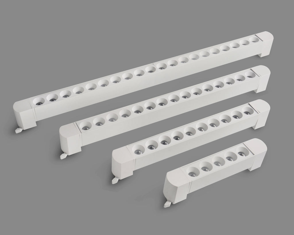 Proiector LED RFAN, Tip Grila, 30W, 4000K Lumina Neutra, Directionabil Pe Sina Monofazata, Alb