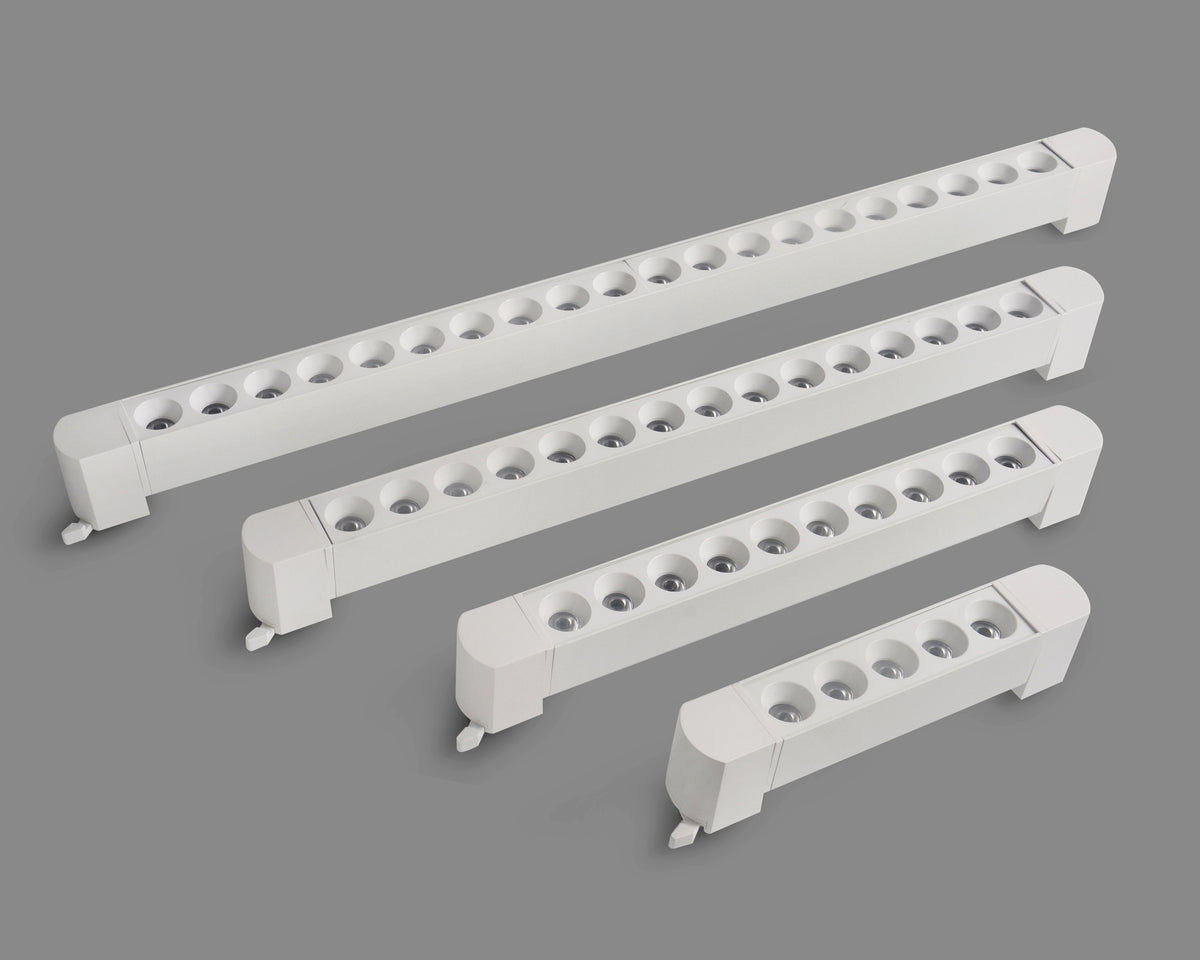 Proiector LED RFAN, Tip Grila, 30W, 4000K Lumina Neutra, Directionabil Pe Sina Monofazata, Alb