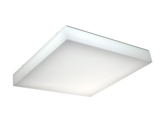 Plafoniera LED RFAN, Patrata, Mat, 40W, Lumina Rece, 6500K, Alb