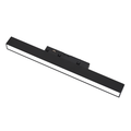 Banda LED Sina Magnetica Incastrata, Lumina Calda, 12W, Negru