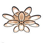 Lustra LED RFAN, Model M003/8+4, cu Telecomanda, 3 Tipuri de Lumina, Intensitate Reglabila, 180W, Alb