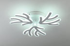 Lustra LED RFAN, Model K46-3, cu Telecomanda, 3 Tipuri de Lumina, Intensitate Reglabila, 150W, Alb