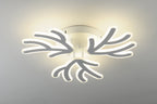 Lustra LED RFAN, Model K46-3, cu Telecomanda, 3 Tipuri de Lumina, Intensitate Reglabila, 150W, Alb