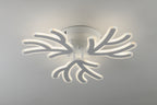 Lustra LED RFAN, Model K46-3, cu Telecomanda, 3 Tipuri de Lumina, Intensitate Reglabila, 150W, Alb