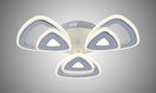 Lustra LED RFAN, Model R9008/3+3, cu Telecomanda, 3 Tipuri de Lumina, Intensitate Reglabila, 132W, Alb