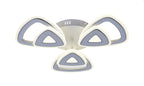 Lustra LED RFAN, Model R9008/3+3, cu Telecomanda, 3 Tipuri de Lumina, Intensitate Reglabila, 132W, Alb