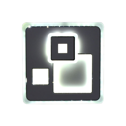 Lustra LED RFAN, Model 8083, 3 Tipuri de Lumina, 36W, Alb