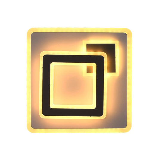 Lustra LED RFAN, Model 7813-1, 3 Tipuri de Lumina, 50W, Alb