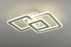 Lustra LED RFAN, Model M988-3, cu Telecomanda, 3 Tipuri de Lumina, Intensitate Reglabila, 170W, Alb