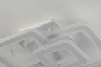 Lustra LED RFAN, Model M988-3, cu Telecomanda, 3 Tipuri de Lumina, Intensitate Reglabila, 170W, Alb