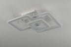 Lustra LED RFAN, Model M988-3, cu Telecomanda, 3 Tipuri de Lumina, Intensitate Reglabila, 170W, Alb