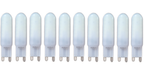 Set 10 x Becuri LED RFAN, G9 MAT, Lumina Rece, 6000K, 3W