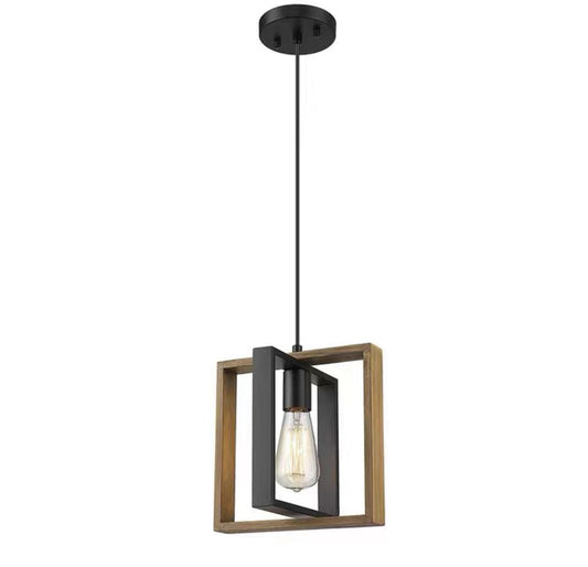 Pendul RFAN, Model C616/1, 1 X E27,  Negru/Maro