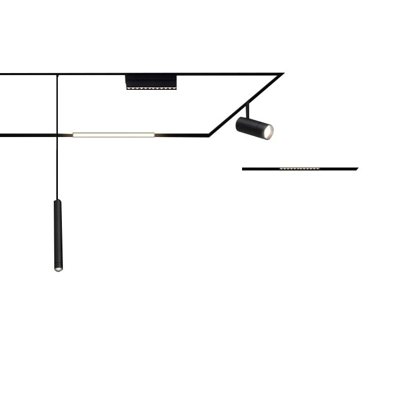 Grila LED Reglabila, Sina Magnetica Aplicata Slim, Lumina Neutra, 10W, Negru, Model MS30-FD5