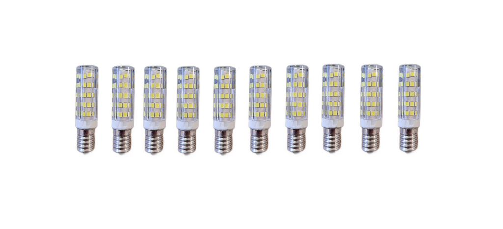 Set 10 x Becuri LED RFAN, E14, Lumina Calda, 3000K, 7W