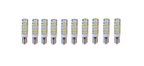 Set 10 x Becuri LED RFAN, E14, Lumina Calda, 3000K, 7W