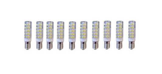 Set 10 x Becuri LED RFAN, E14, Lumina Calda, 3000K, 7W