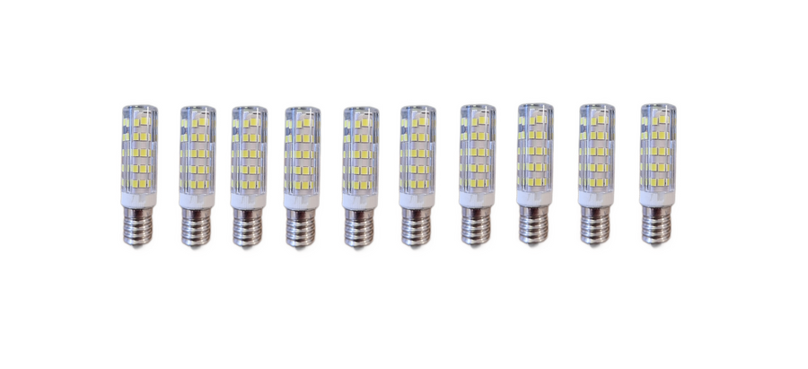 Set 10 x Becuri LED RFAN, E14, Lumina Calda, 3000K, 7W