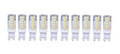 Set 10 x Becuri LED RFAN, G9, Lumina Calda, 3000K, 5W