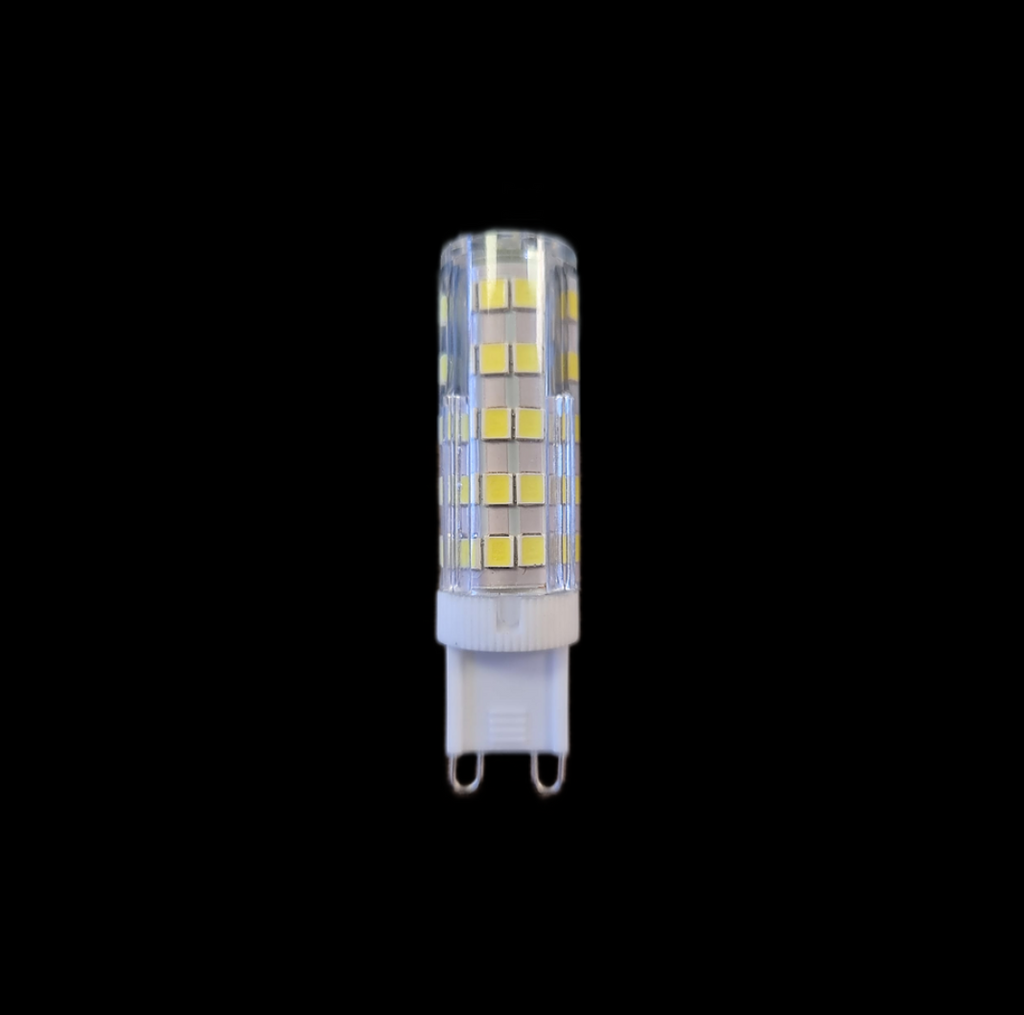 Set 10 x Becuri LED RFAN, G9, Lumina Calda, 3000K, 7W