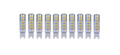 Set 10 x Becuri LED RFAN, G9, Lumina Calda, 3000K, 7W