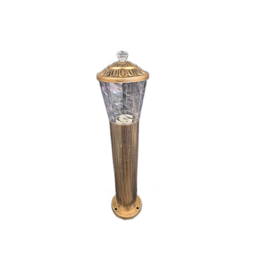 Stalp Iluminat Exterior RFAN, Model E239013, Material Aluminiu, 1 x E27, IP65, Auriu