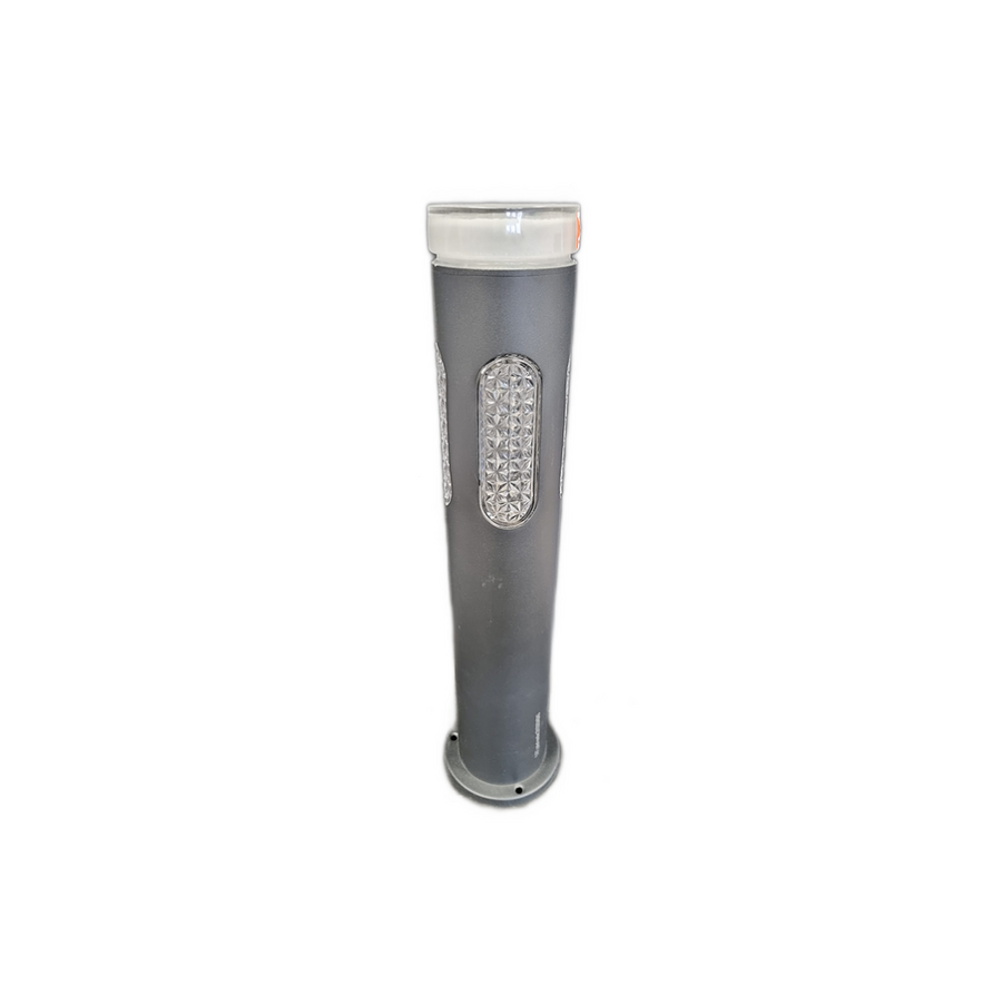 Stalp Iluminat Exterior LED RFAN, Model L638045, 3 Tipuri de Lumina, IP65, 30W, Negru