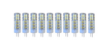 Set 10 x Becuri LED RFAN, G4, Lumina Rece, 6000K, 7W, 220V