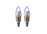 Set 2 x Becuri LED RFAN, E14, Lumina Calda, 3000K, 7W