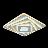 Lustra LED RFAN, Model 1573, 3 Tipuri de Lumina, 60W, Alb