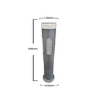 Stalp Iluminat Exterior LED RFAN, Model L638045, 3 Tipuri de Lumina, IP65, 30W, Negru