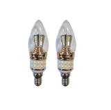 Set 2 x Becuri LED RFAN, E14, Lumina Calda, 3000K, 12W